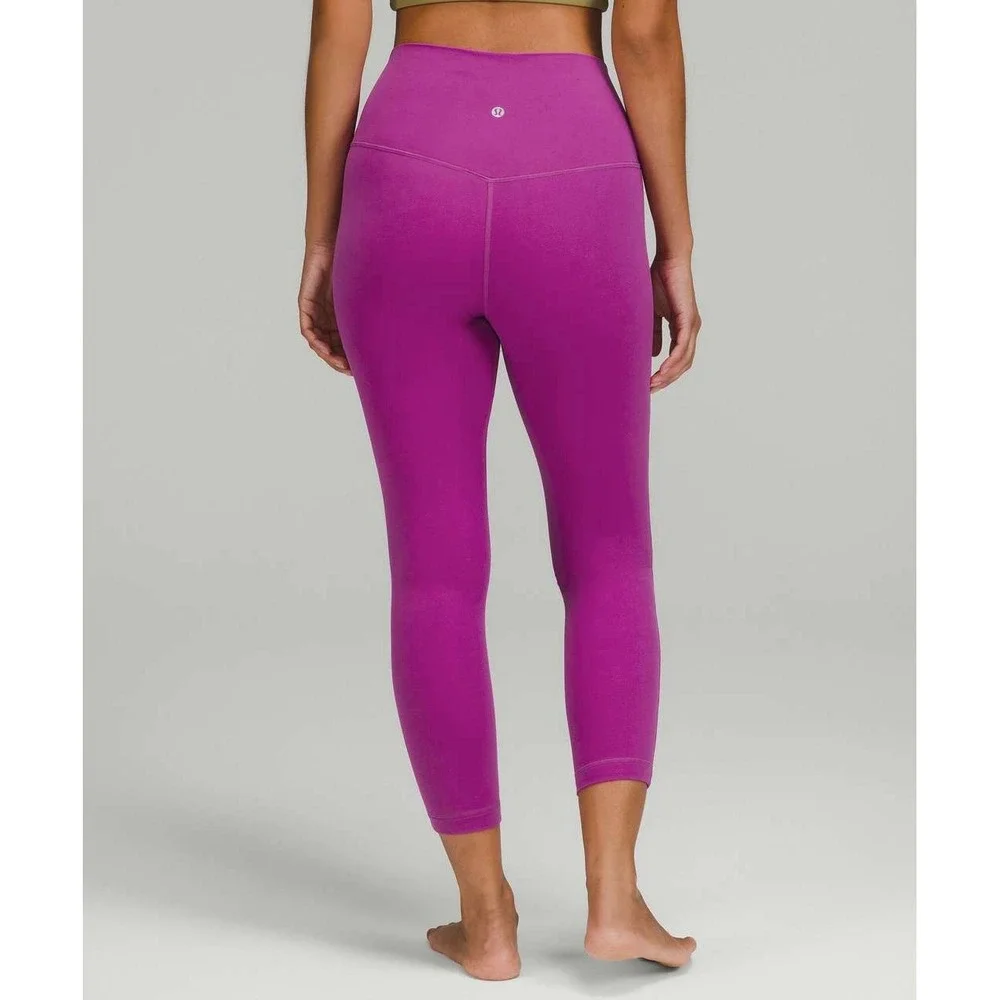 2PC- Lululemon Hotty Hot High-Rise Skirt Black +Align High-Rise Crop Legging 24